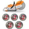 Découpeuse à batterie TSA 300 avec 5 disques diamants MXE Ø 300 mm - STIHL - Image 1