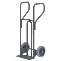 Diable lourd 400 kg avec poignées fermées et roues non tachantes - PLANORGA