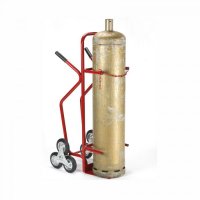 Diable porte-bouteilles avec roues étoiles - 1 Bouteille - MANUEST