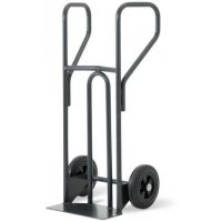 Diable standard poignées fermées 250 kg avec pelle/bavette et roues dures - PLANORGA