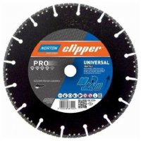 Disque diamant PRO UNIVERSAL Ductile pour matériaux tendres - Ø 230 mm - NORTON CLIPPER