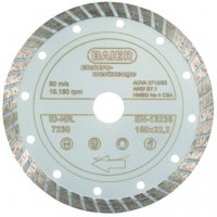 Disque diamant Turbo à jante continue Ø 150 mm - BAIER