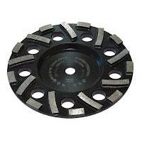 Disque plateau de ponçage diamant noir pour matériaux abrasifs - Ø 150 mm - IMER