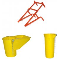 Ensemble 10 Goulottes + 1 Entonnoir + 1 Support - MONDELIN