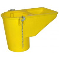 Entonnoir de réception avec chaîne et mousquetons - L'unité - MONDELIN