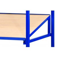 Etagère 60 kg inclinée avec rebord de rechange - PLANORGA