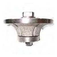 Fraise brasée de façonnage 1/2 rond - Ø 74 mm - GOLZ