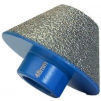 Fraise diamantée conique FPX spéciale grès cérame - Ø 48 mm - DIAM INDUSTRIES