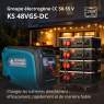 Générateur de courant continu insonorisé 50-55 V bi-carburant KS 48VGS-DC - KÖNNER & SÖHNEN - Image 2