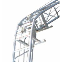 Genouillère pré-coudée 20 à 60° électrozinguée + goupille de verrouillage - HAEMMERLIN