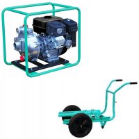 Groupe motopompe haute pression JET 100 EX à essence 480 l/min avec kit brouette - IMER