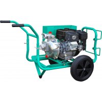 Groupe motopompe haute pression JET 100 EX Incendie à essence 480 l/min avec kit brouette - IMER