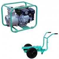 Groupe motopompe TH 63 EX à essence 1000 l/min pour eaux très chargées avec kit brouette - IMER
