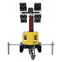 Lumière de chantier à mât éclairant tractable sur route PL2000 V6 - TB avec freins - PACLITE