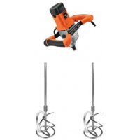 Malaxeur portatif électrique à 2 vitesse G-MIX 1800 + 2 hélices 3 rubans - GOLZ