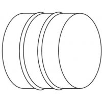 Manchon pour Raccorder 2 Gaines souples de diamètre 350 mm