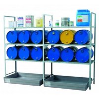 Module d'extension 540 avec cale-fûts pour 6 fûts 60 litres et petits récipients - Pour produits non corrosifs - CEMO