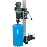 Moteur de carotteuse électrique à eau DBE250R sur bâti - DIAM INDUSTRIES