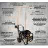 Nettoyeur haute pression BOOSTER thermique débit 15 l/min - Flexible 10 m - RENSON - Image 5