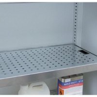 Paillasse (1 pièce) acier galvanisé perforée pour armoires sûreté 10/10 et 10/20 - CEMO