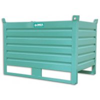 Panier de stockage 1000 kg robuste sur base avec portillon rabattable CML-10SP - IMER