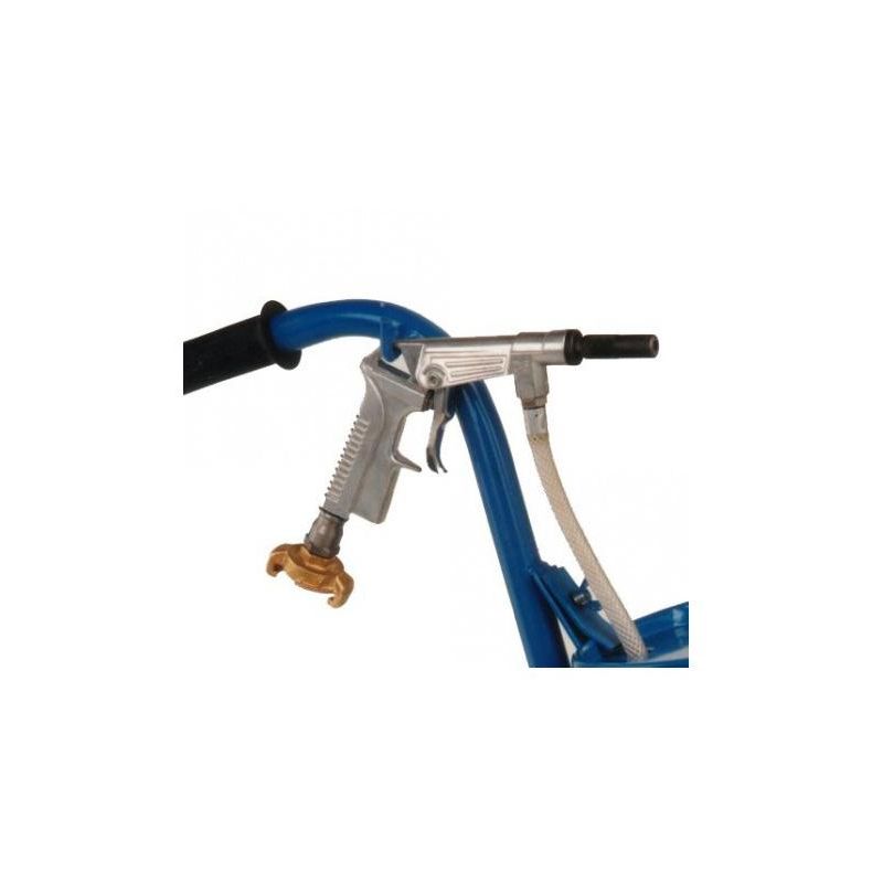 Aramox Pistolet De Sablage Pneumatique Portable Anti-Rouille - Sableuse Gravité Pour Nettoyage Métaux Et Surfaces
