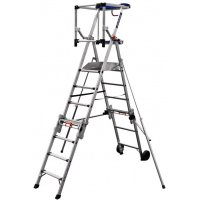 Plate-forme individuelle roulante hauteur réglable XT7 PERFORM 4 à 7 marches - DUARIB