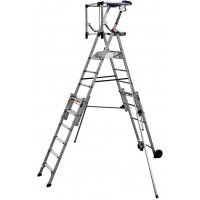 Plate-forme individuelle roulante hauteur réglable XT9 PERFORM 6 à 9 marches - DUARIB