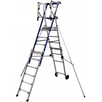 Plate-forme individuelle roulante hauteur réglable XT9 ULTIM 6 à 9 marches - DUARIB