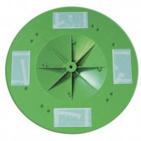 Plateau de maintien socle vert - Ø 370 mm - DIAM INDUSTRIES