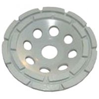 Plateau diamant spécial béton standard DS22 double piste - Ø 125 mm - GOLZ