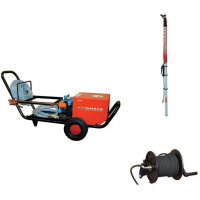 Pulvérisateur électrique monophasé 19 l/min avec lance ED3 et enrouleur ABS - DIMACO