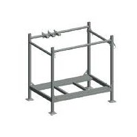 Rack de stockage en acier galvanisé pour cadres verticaux - DUARIB