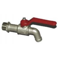 Robinet de soutirage 1/2'', laiton nickelé pour fût - CEMO