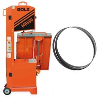 Scie à brique à ruban MB500 profondeur de coupe 500 mm + 1 ruban WIDA3850x27 spécial béton cellulaire - GOLZ