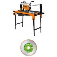 Scie de carreleur professionnelle TS250 + Disque Ø 250 mm - GOLZ