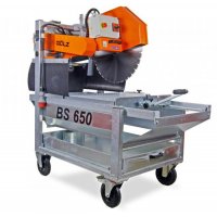 Scie électrique triphasée de maçon BS650 + Disque Ø 650 mm - GOLZ