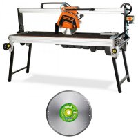 Scie sur table GS350A-XL à pont très grande longueur + 1 disque SG08 Ø 350 mm - GOLZ