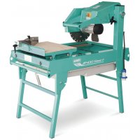 Scie sur table à matériaux avec pieds pliables et tête basculante M 400 SMART - IMER