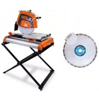 Scie sur table polyvalente D-CUT350A + 1 disque RX1S Ø 350 mm + 1 jeu de pieds ciseaux - GOLZ
