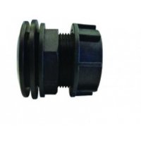 Traversée de paroi polypropylène simple filetée pas gaz DN 40 - CEMO