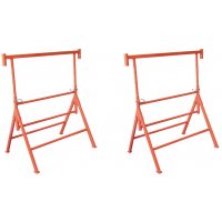 Tréteaux Pliants Professionnels Réglables Tout Métal Livré par Paire - MONDELIN